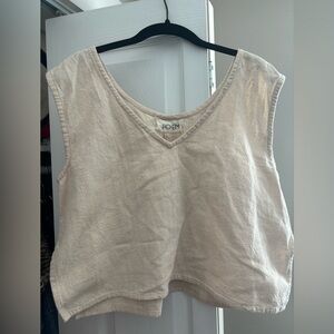 PO-EM linen tank top